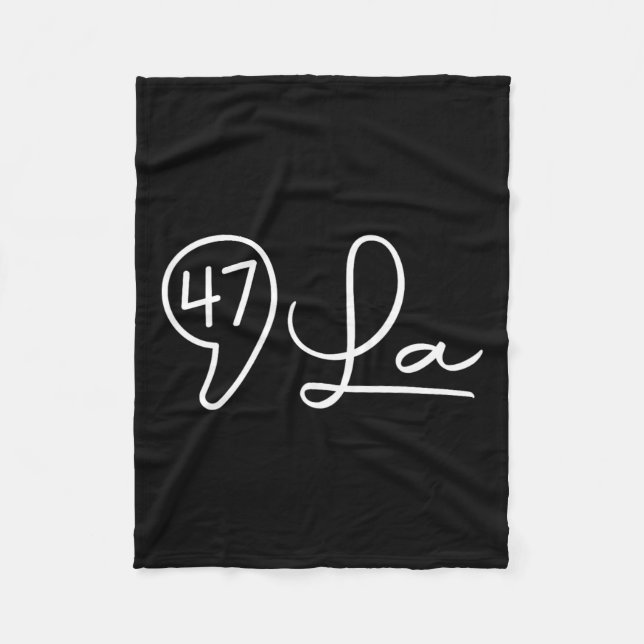 Cobertor De Velo Comma La Kamala Harris 47 Script Feminino Para Mul (Frente)