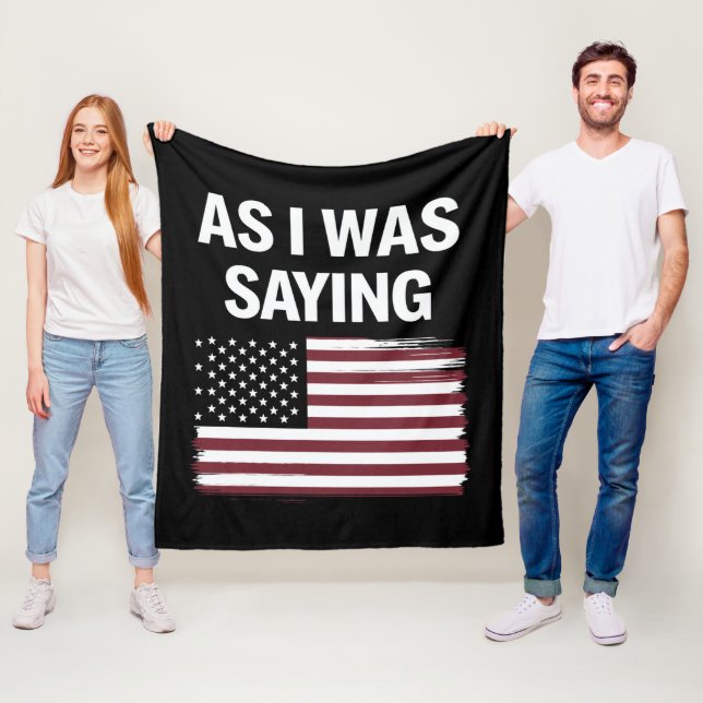 Cobertor De Velo Como Eu Estava Dizendo Engraçada Armadilha Polític (In Situ)