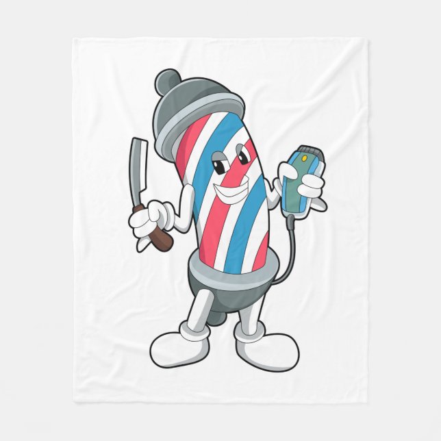 Cobertor De Velo Como Hairdresser com Razor (Frente)