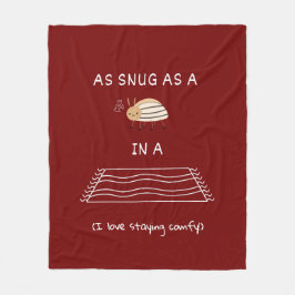 Cobertor De Velo Como um inseto em um idiota do tapete