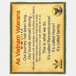 COBERTOR DE VELO COMO VIETNAM VETERANS