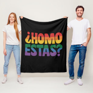 Cobertor De Velo Como Você Está Piadas Espanhol Mexicano Aliado Gay