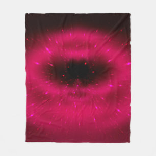 Cobertor De Velo Composição fractal cor-de-rosa abstrato. Explosão
