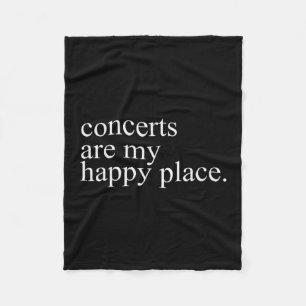 Cobertor De Velo Concertos São Meu Lugar Feliz Camiseta Divertida A