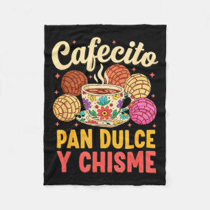 Cobertor De Velo Concha mexicana hispânica café cafecito pão doce