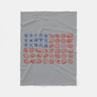 Cobertor De Velo Concha Usa Bandeira 4 De Julho Para Homens Mulhere