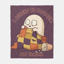 Concordo Com Pipoca Não Trauma Cute Fantasma Hallo