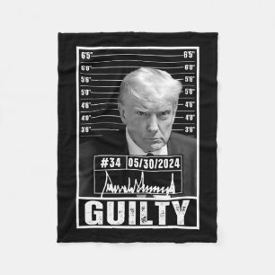 Cobertor De Velo Condenação do veredicto Donald Trump Mug Shot