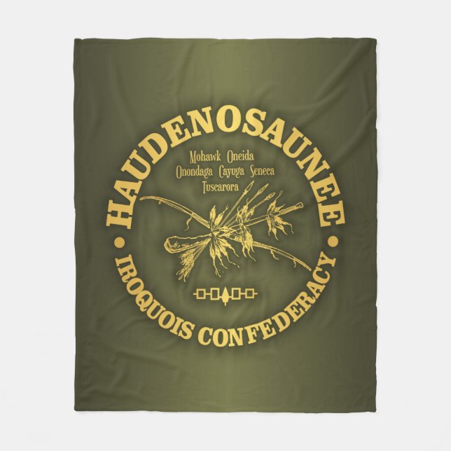 Cobertor De Velo Confederação Iroquois (Haudenosaunee) (Frente)