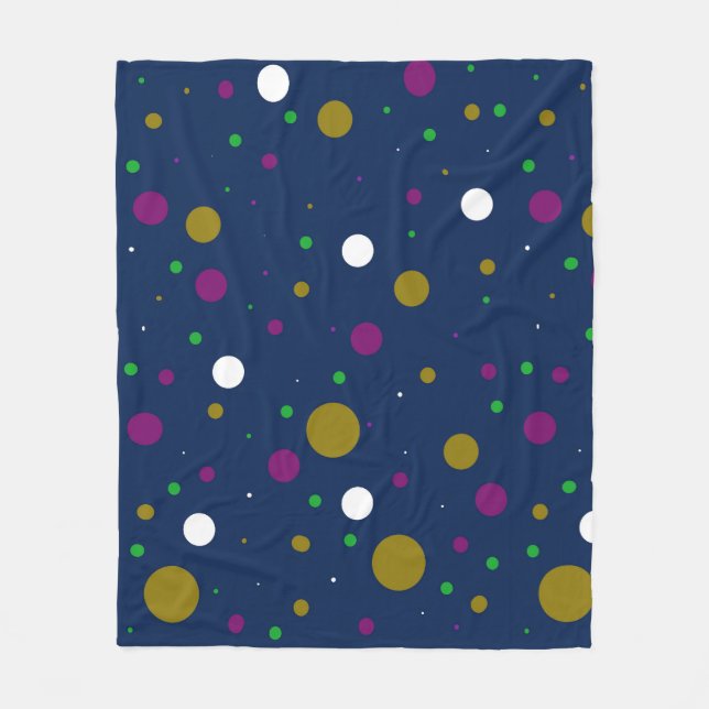 Cobertor De Velo Confetti Fleece Blanket cromático (Frente)