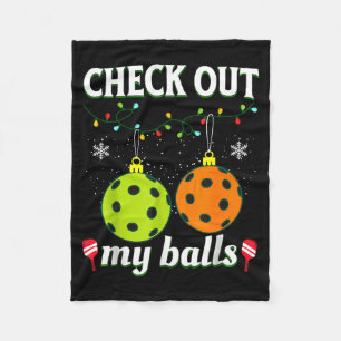 Cobertor De Velo Confira meu Natal engraçado de pickleball