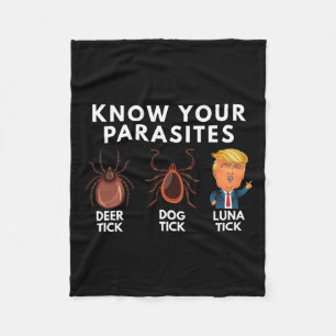 Cobertor De Velo Conheça Os Seus Parasitas Cachorro Dick Tick Luna 