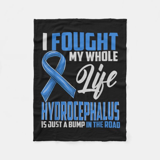 Cobertor De Velo Consciência Água O Cérebro Lutou Toda A Minha Vida (Frente)