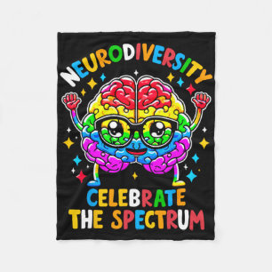 Cobertor De Velo Consciência da Diversidade Neurodivergente Cérebro