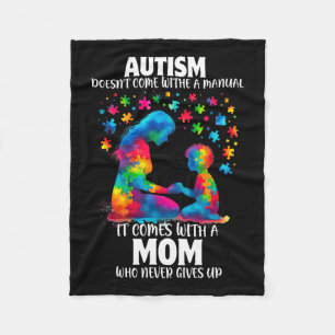 Cobertor De Velo Consciência do Autismo 2025 não vem com um manual