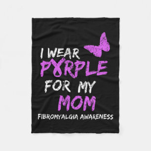 Cobertor De Velo Consciência Eu Visto Roxo Para Minha Mãe 4
