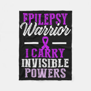 Cobertor De Velo Conscientização da Epilepsia Guerreiro Epilético S