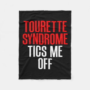 Cobertor De Velo Conscientização da Síndrome de Tourette Tourettes 