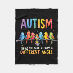 Cobertor De Velo Conscientização do Autismo Ângulo Diferente Neurod