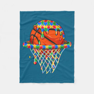 Cobertor De Velo Conscientização do autismo crianças autistas menin