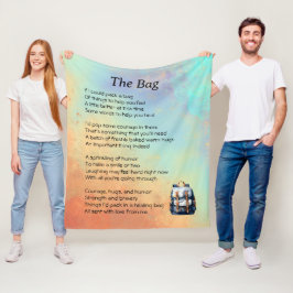 Cobertor De Velo Consiga Bem Poem