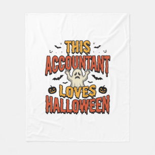 Cobertor De Velo Contador de Halloween Camisa Vintage Fantasma Desi