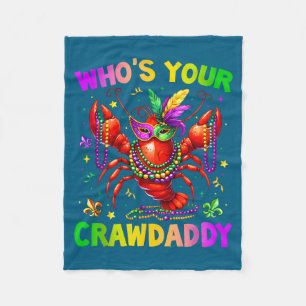 Cobertor De Velo Contas de Palhaço de Lagostim Crawdaddy Engraçado