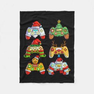 Cobertor De Velo Controlador de Video Game Chapéu de Papai Noel Nat