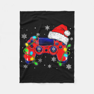 Cobertor De Velo Controlador de Video Game Natal Chapéu de Papai No