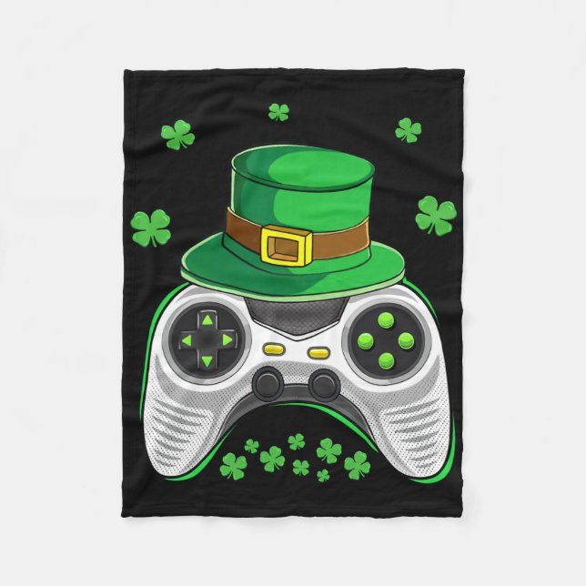 Cobertor De Velo Controlador de Video Game Rapazes Jogadores Irland (Frente)