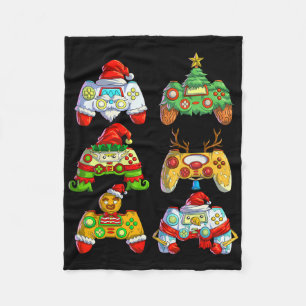 Cobertor De Velo Controladora de vídeo natalino Santa Hat Christma