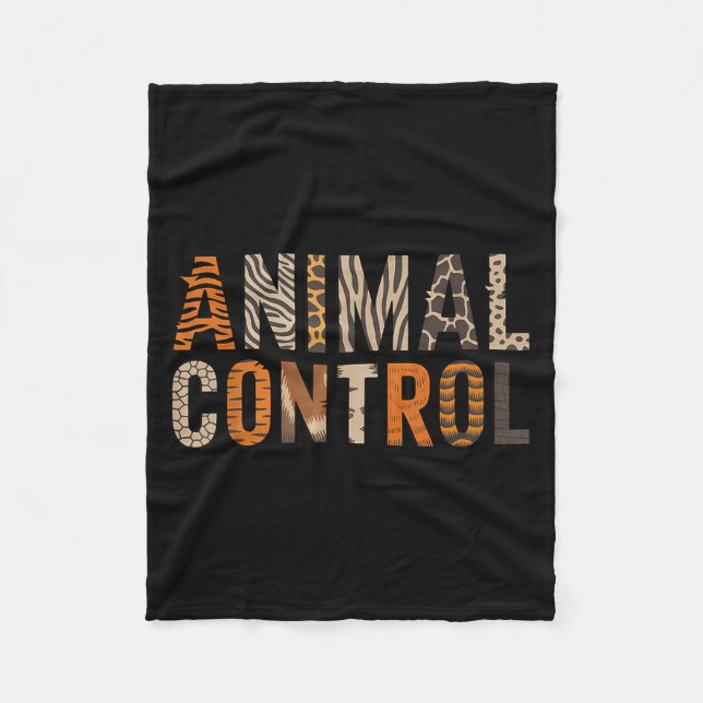 Cobertor De Velo Controle de Animais Fantasia Divertida de Hallowee (Frente)