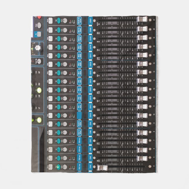 Cobertor De Velo Controle de mixer de som, sala de eventos. (Frente)