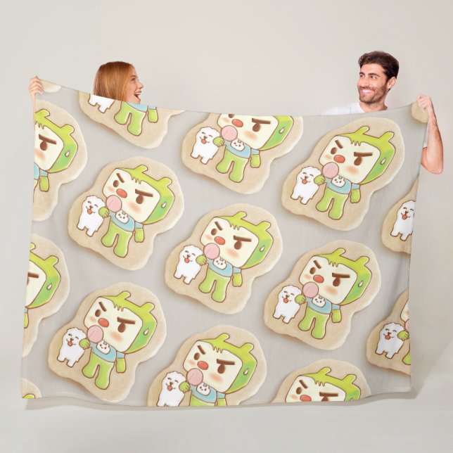 Cobertor De Velo Cookies com Ícones XiaoTieJun (In Situ)