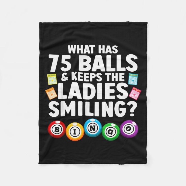 Cobertor De Velo Cool Bingo Novelty For Men Women Bingo Lover Bingo (Frente)