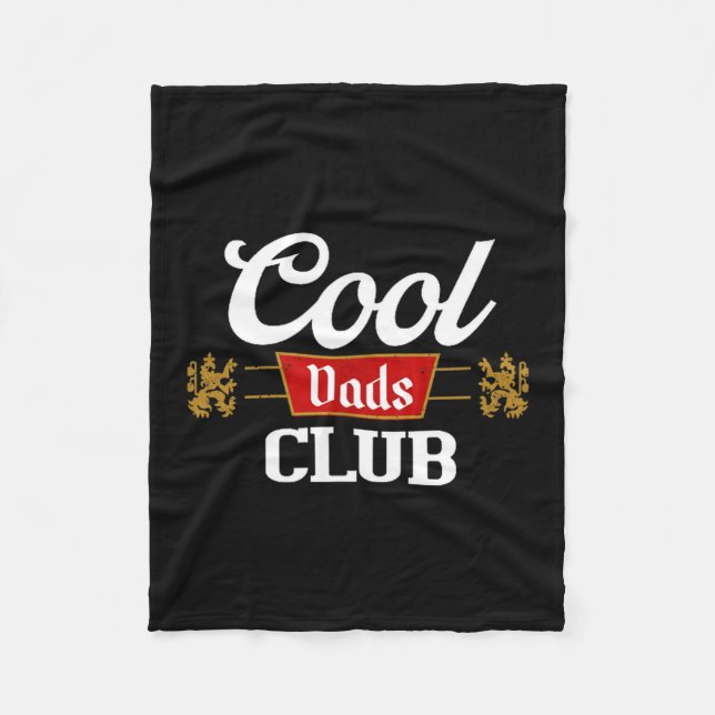 Cobertor De Velo Cool Dads Club Shirt Father's Day From Daughter So (Frente)