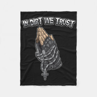 Cobertor De Velo Cool Dirt Mountain Bike Quote In Dirt We Trust Bik