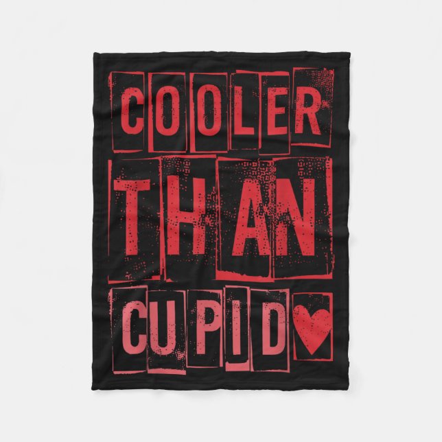 Cobertor De Velo Cooler Than Cud Cute Valentine's Day Kids Boys Gir (Frente)