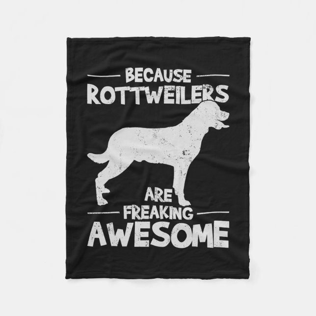 Cobertor De Velo Cópia do T-Shirt Rottweiler (Frente)
