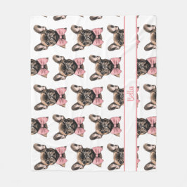 Cobertor De Velo Coquette Frenchie Costumizable Name