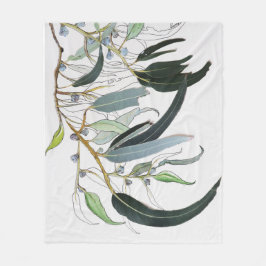 Cobertor De Velo Cor-de-água da folha verde-clara bonito