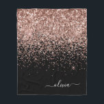 Cobertor De Velo Cor-de-rosa-rosa-rosa-rosa Dourada com brilho pret<br><div class="desc">Rosa Dourado - Cor de rosa e cinza preto com brilho brilhante Nome do monograma e Folheto inicial. Isto faz o doce e perfeito aniversário de 16 anos, casamento, chá de panela, aniversário, chá de fraldas ou festa de solteira presente para alguém que ama luxo de luxo e estilos quíticos....</div>