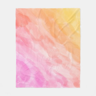Cobertor De Velo Cor do pastel pintada com aquarela
