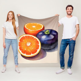 Cobertor De Velo Cor do Vazio Laranja