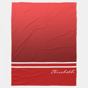 Cobertor De Velo Cor dos gradientes - mistura vermelha e vermelha s