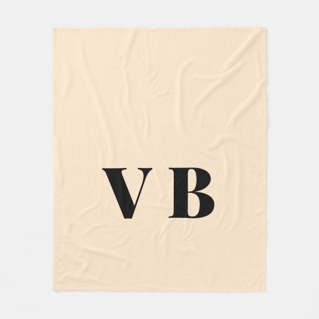 Cobertor De Velo cor personalizada pastel simples mínima sólida per (Frente)
