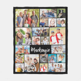 Cobertor De Velo Cor Personalizada Personalizada de Colagem de Foto