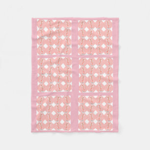 Cobertor De Velo Cor rosa Inclinação Girafas Design do Folheto de F