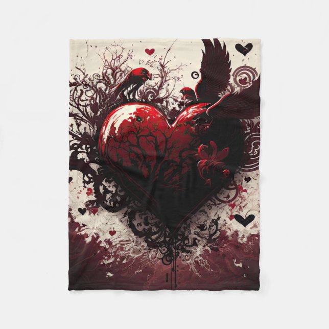 Cobertor De Velo Coração (Frente)