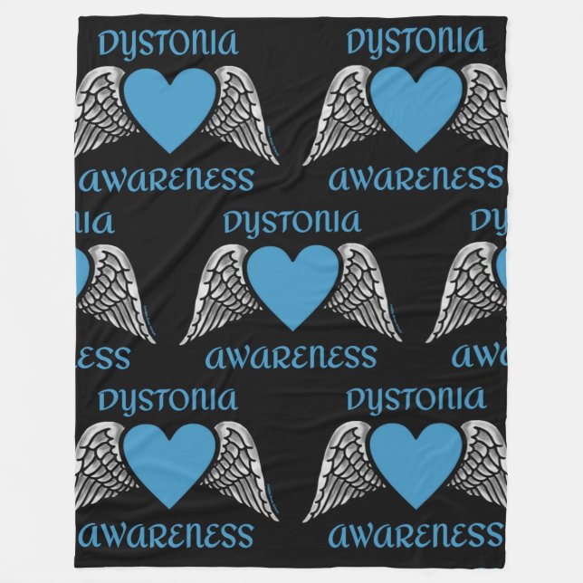 Cobertor De Velo Coração/Asas... Distonia (Frente)